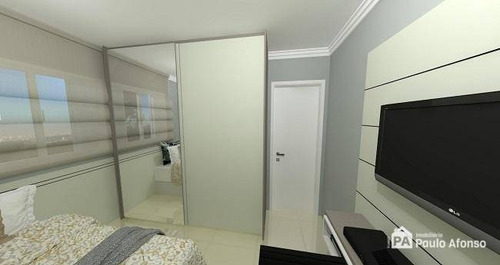 Apartamento Com 2 Dormitórios À Venda, 53 M² Por R$ 180.000,00 - Jardim Bandeirantes - Poços De Caldas/mg - Ap0823