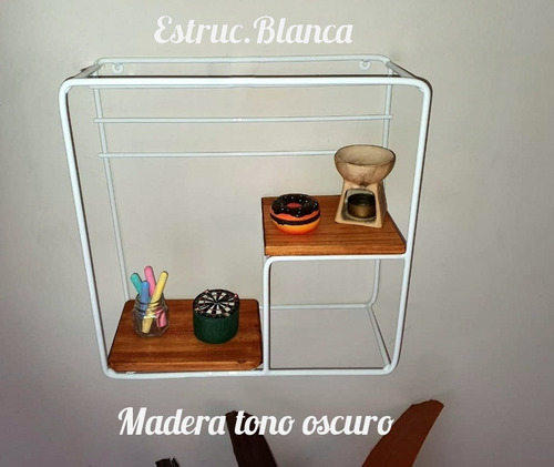 Repisa Moderna Pared Minimalista 37x37 X 14 Cm.prof.