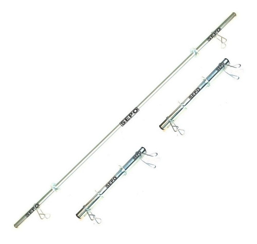 Imagem 1 de 3 de Kit De Barras Para Halteres Supino Com Presilhas