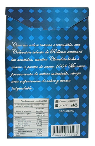 Chocolate Relleno Licor De Café Cacaox
