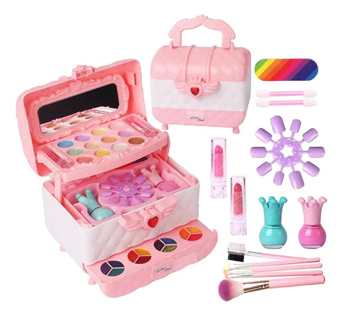 Sets De Belleza Juego De Maquillaje Lavable Para Niñas,42pcs