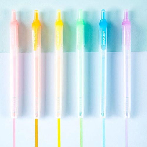 Destacadores Soft Color Pastel 6 Colores