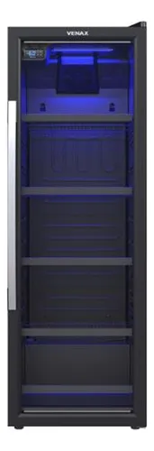 Cervejeira Venax Blue Light 209 Litros Preto Fosco - 127v Cor Preto Fosco Voltagem 127v