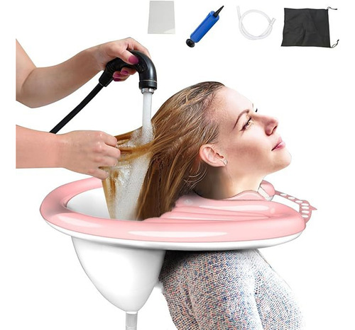 Lavabo De Champú Inflable Portátil Para Embarazo Y Paciente