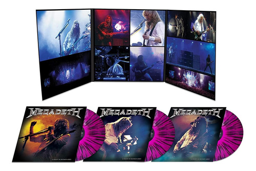 Megadeth Night In Buenos Aires Purple Splatter Import 3lp