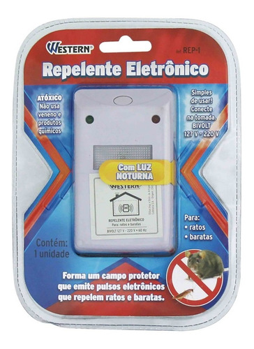 Imagem 6 de 6 de Kit Repelente Eletronico E Raquete Elétrica Insetoswestern