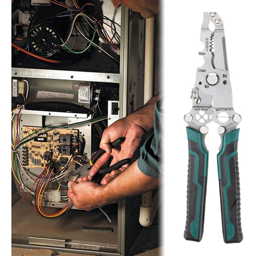 Alicates Pelacables Plegables, De Cables, Herramienta Verde