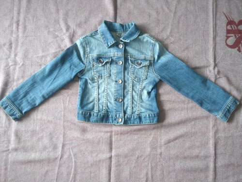 Chaqueta De Jeans Zara Kids Talla 4-5 Años