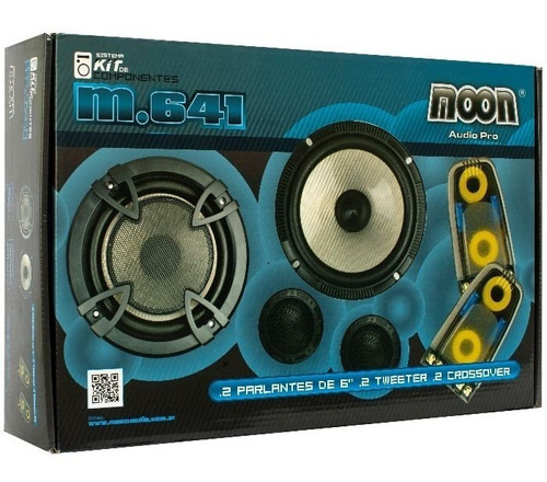 Combo Kit  Moon M-641 2 Parlante 2 Tweeter 2 Crossover