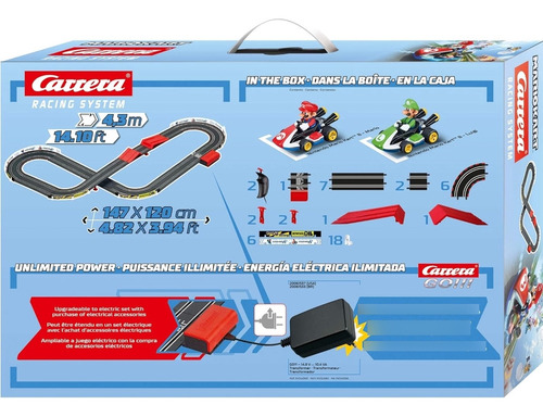 Autopista Carrera Go!!! Mario Kart 4.3 Metros M63503