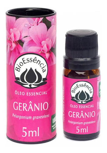 Óleo Essencial De Gerânio Bioessência - 5 Ml