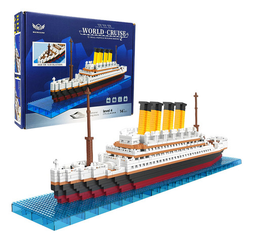 Mini Bloques Titanic Escala Coleccionable Armable Plástico