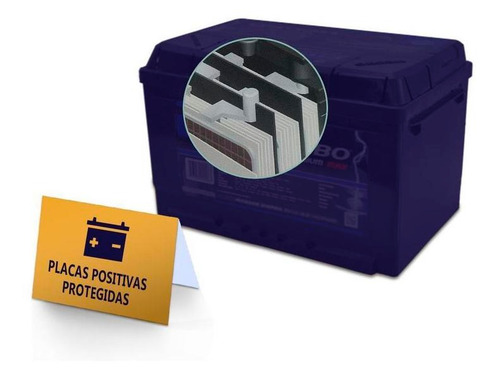 Bateria Herbo 12x75 Premium Max Reforzada Envio Todo El Pais