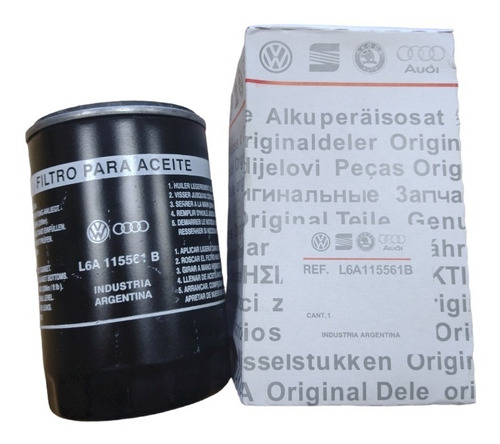 Filtro De Aceite Vw Bora Golf Iv New Beetle 2,0 1,8t Origina