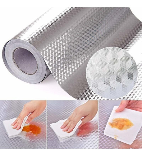 Rollos De Papel Metalizado Autoadhesivo Impermeable De 3 Pie