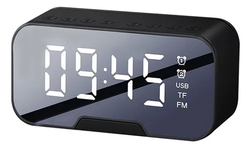 Reloj Despertador Digital Con Bluetooth