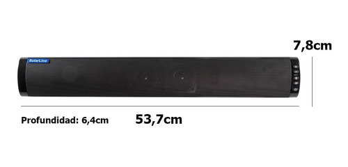Imagen 2 de 9 de Barra De Sonido Solarline Bs41 20w Bluethoot Control Remoto