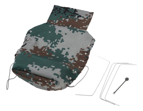 Cubierta De Capilla Color Camuflaje Para 1/16 Rc Coches Wpl