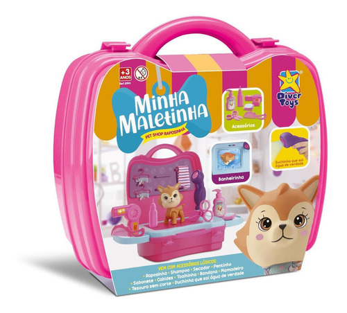 Minha Maletinha Pet Shop Raposinha Divertoys 8144