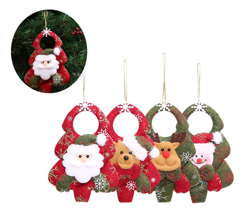 Juego De Juguetes De Peluche Para Colgar El Árbol De Navidad