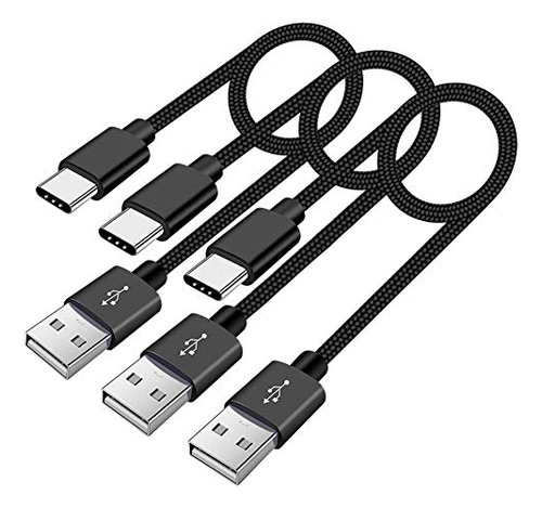 Cable Usb C Corto De 1.5 Pies  Paquete De 3 Cargadores Usb T