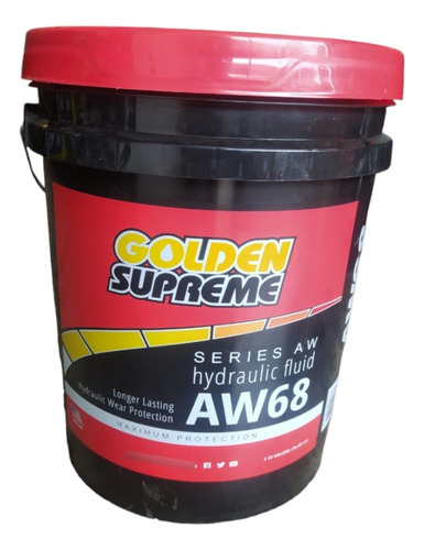 Paila Aceite Hidráulico Aw 68  Golden Supreme 