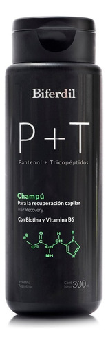 Shampoo Biferdil P + T Recuperacion Capilar Y Caida Cabello