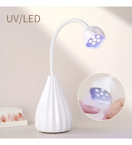Cabina Flor 1 Uv/led Soft Gel 12w Usb Paris Night