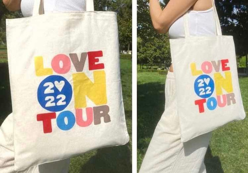 Imagen 1 de 4 de Harry Styles Tote Bag Love On Tour