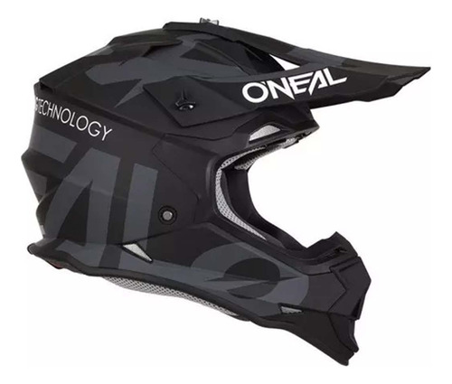 Casco Motocross Oneal 2 Serie Slick Black