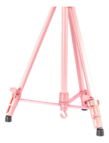 Caballete De Lienzo De Pintura De Altura Ajustable Con Rosa