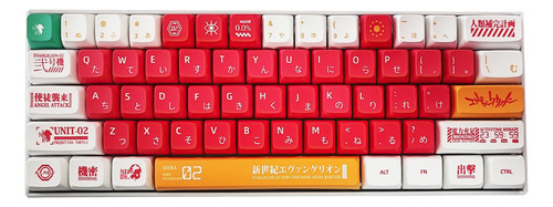 Set De Keycaps Asuka Langley - Eva 02 - Evangelion