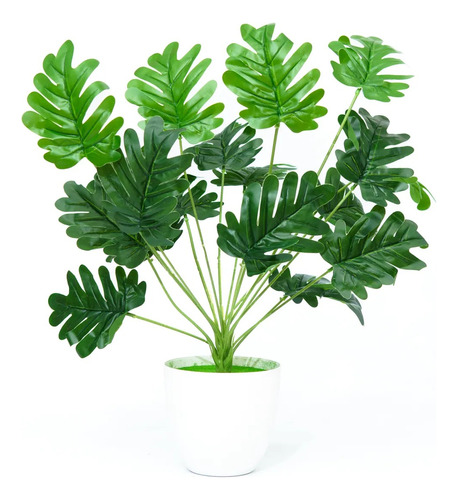 Planta Artificial Chica Hoja De Guembe 65cm 