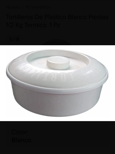 Tortillero Térmico Blanco (Usado)