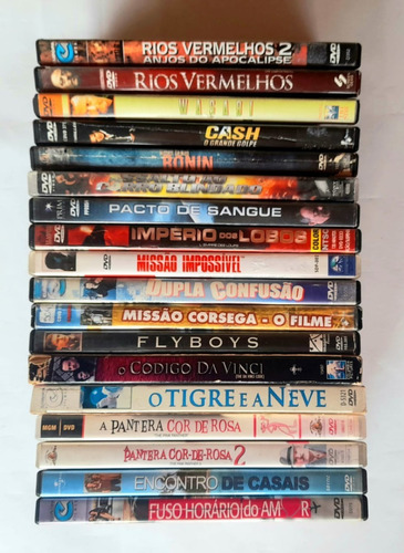 Dvd Colecao Jean Reno - Filmes - Original (Usado)