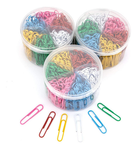 600 Clips De Papel Clips De Carpeta, Archivos De Oficina De