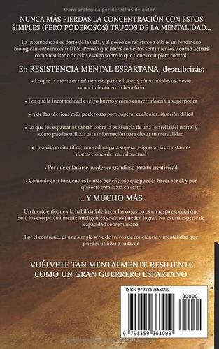 Libro: Resistencia Mental Espartana: Entrena Tu Mente Para E