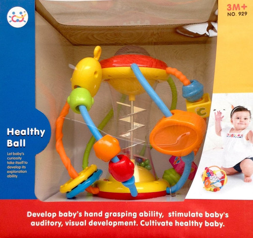 Bola Para Actividades Con Formas Y Colores Estimulacion 3m+