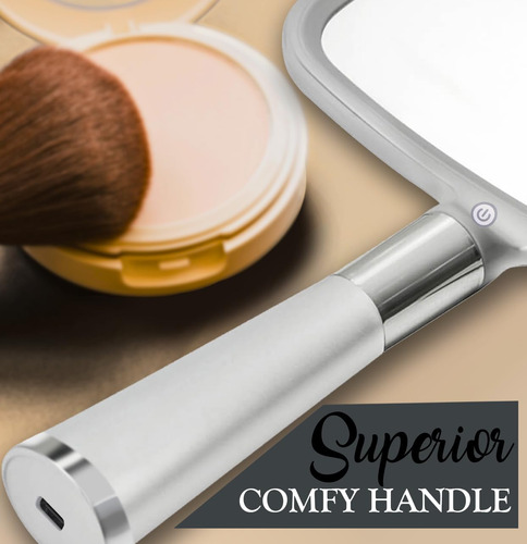 Mirrorvana Espejo De Maquillaje De Viaje Iluminado Espejo De
