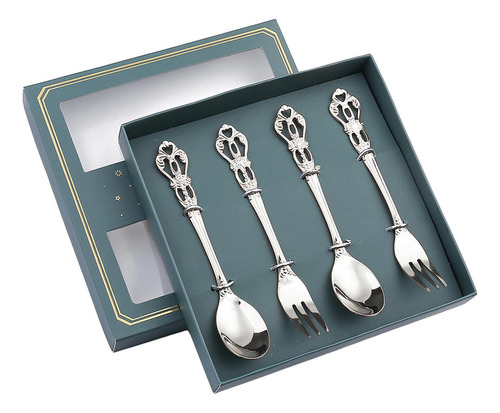 4 Paquete De 2-4 4 Piezas De Cuchara De Café, 4 Piezas