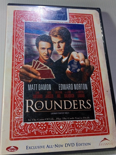 Rounders Apuesta Final Dvd Original Usado Perfecto Estado