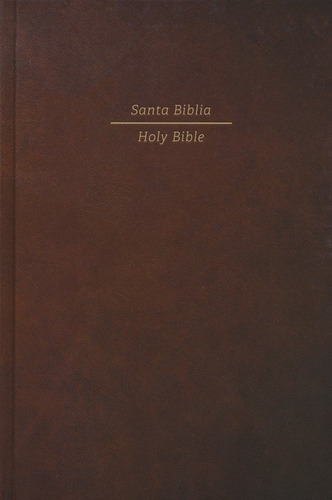 Biblia Bilingüe Rvr 1960 Esv Letra Grande Tapa Dura Marrón