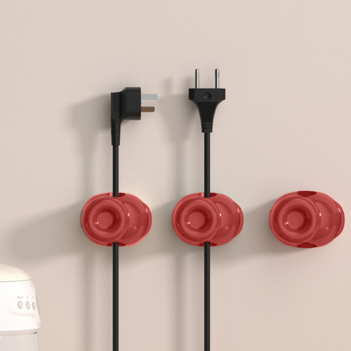 Organizador De 6 Cables Circulares De Color Liso, Cable Magn