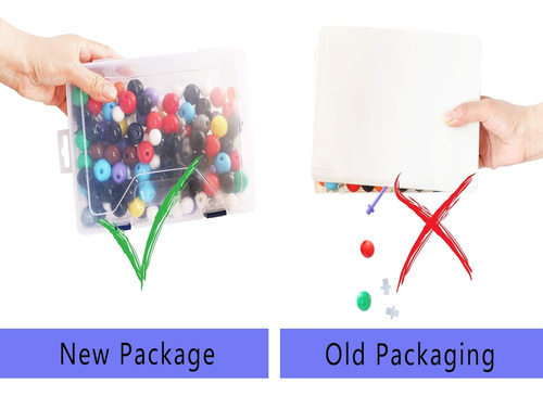 Kit Linktor Modelo Molecular 444 Piezas Estudiantes