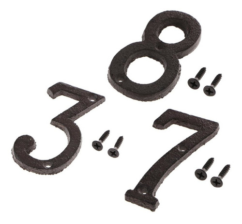 10" X 8" de hierro fundido pesado placa Señal Para Puerta Puerta De Jardín Casa Nombre