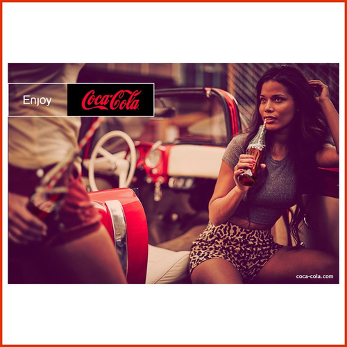 Poster Publicitario Refresco Enjoy Coca Cola #12 - 40x60cm