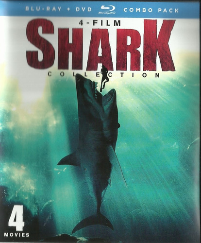 Shark Collection 4 Film | Blu-ray + Dvd Película Nuevo