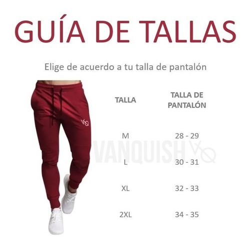 Imagen 9 de 10 de Pants Jogger Deportivo Slim Fit Vanquish Fitness V Q Bordado