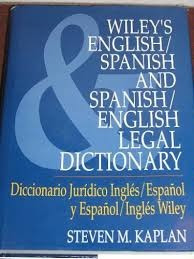 Wileys Ingles Español Esp Ingles Legal Diccion Kaplan Sarb0