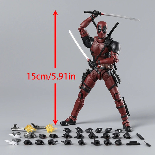 Shf Deadpool 2 Pvc Figura De Ação Modelo Brinquedo